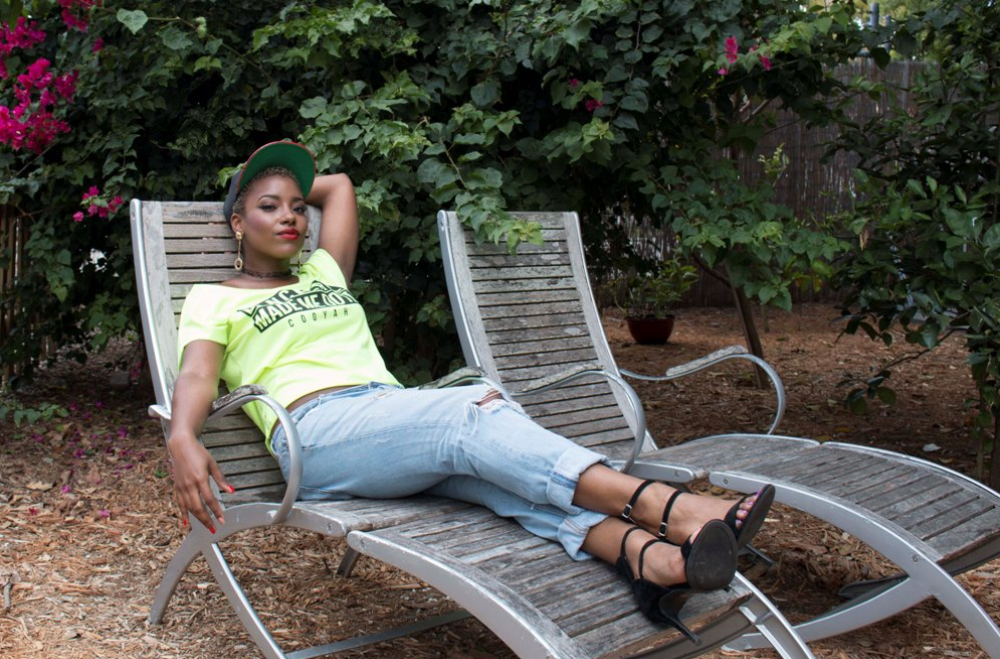 Camille Kaye - Miami singer, at Ms.Cheezious