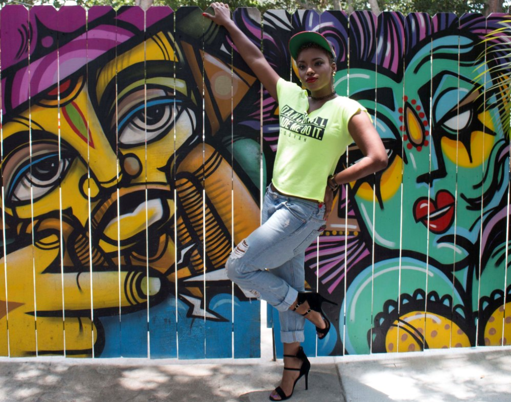 Camille Kaye - Miami singer, at Ms.Cheezious