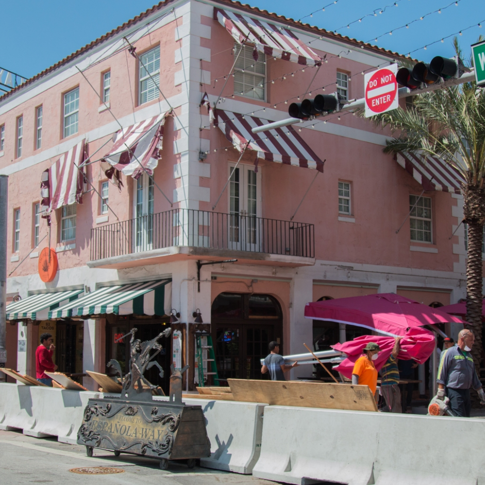 Aftermath of Hurricane Irma in Miami, FL, September 10th, 2017