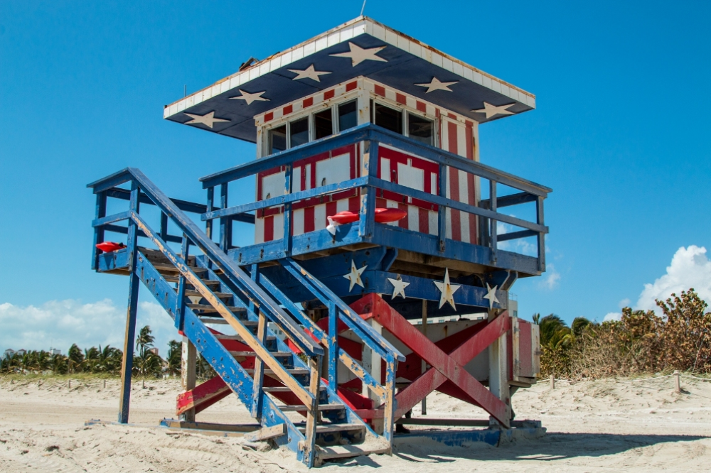 Aftermath of Hurricane Irma in Miami, FL, September 10th, 2017