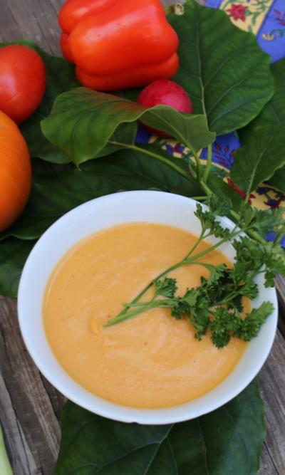 Pumpkin soup, Vegetarian food - easy to cook  from Miami local products