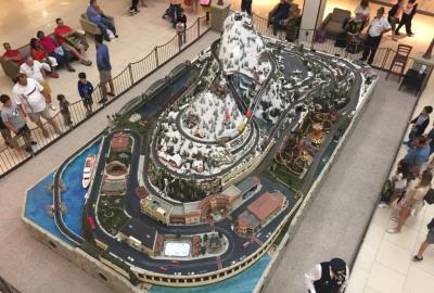 Treat Your Children to a Day of Fun at Miamis Aventura Mall - train station model