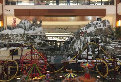 Treat Your Children to a Day of Fun at Miamis Aventura Mall - train station model