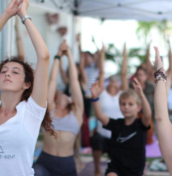 The Move-Ment, Miami Beach - Yoga Sessions through out the day