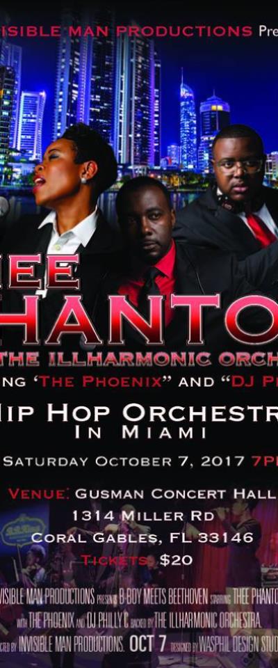 Thee Phantom and Illharmonic Orchestra, October 7th, 2017, Miami, Coral Gables