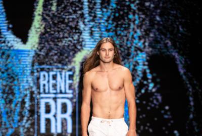 Fashion designer Rene Ruiz presents new collection RR by Rene at Miami Fashion Week at Ice Palace